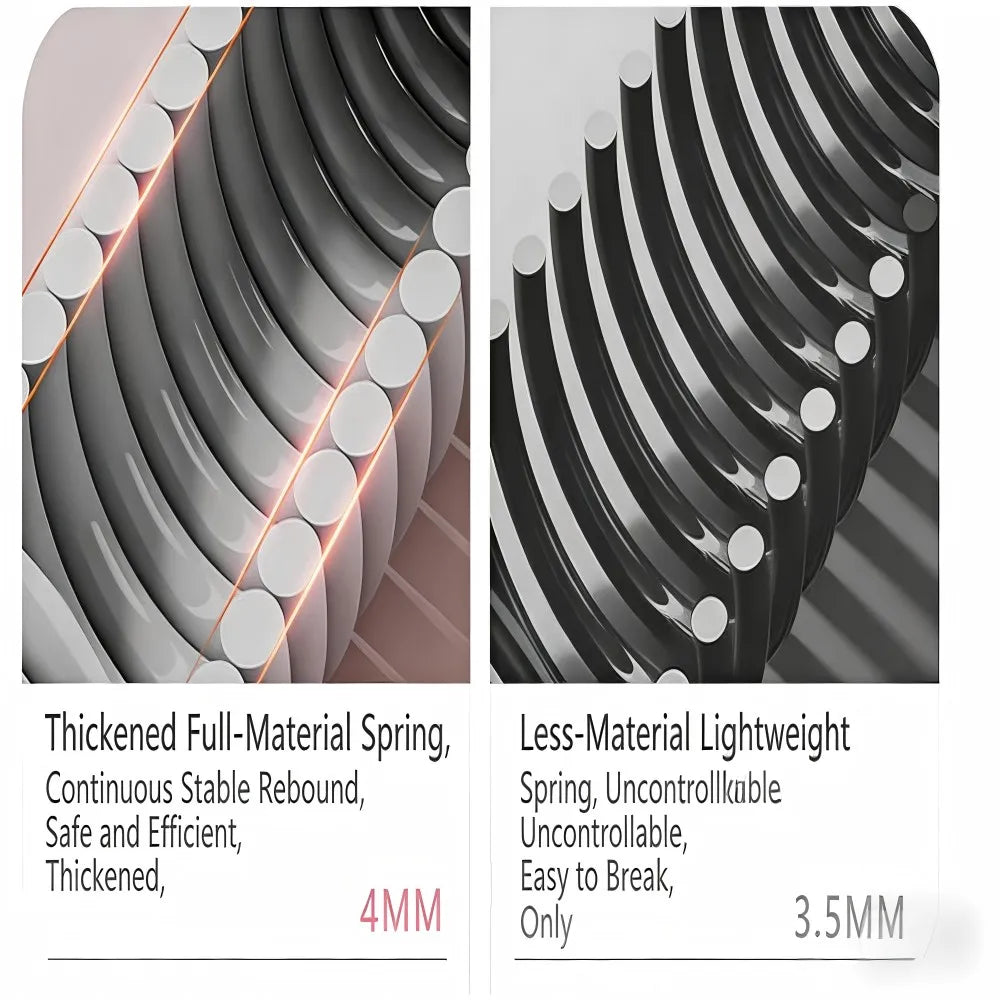 New Upgrade Quiet Weighted Cordless Battle Ropes, Portable Ropeless Fitness Rope for Home Gym, Men Women Indoor Outdoor Workouts