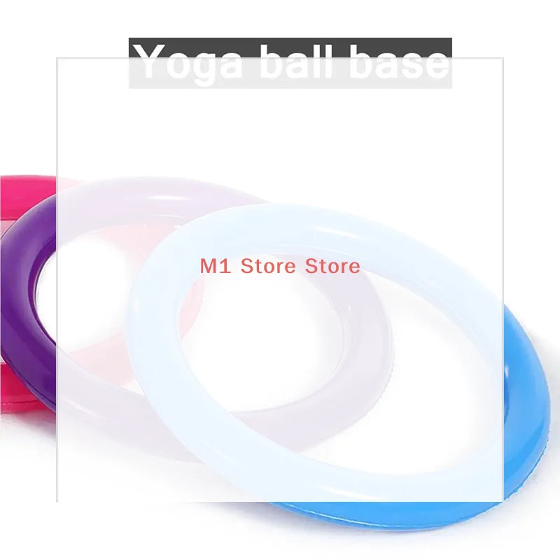 Gym Yoga Ball Base Non-slip Explosion-proof PVC Pilates Round Exercise Thicken Stable Balance Fixed Ring