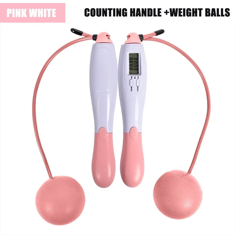 Jump Rope Wireless or Steel Wire Skipping Rope ABS Handle Exercise Jumping Rope Fitness Workout Training Home Sport Equipment