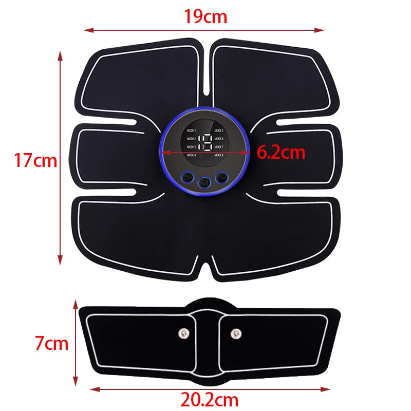 Fitness Abdominal Massage Stimulator Abdominal Muscle Trainer Vibration Body Slimming Machine Abdominal Muscle Patch