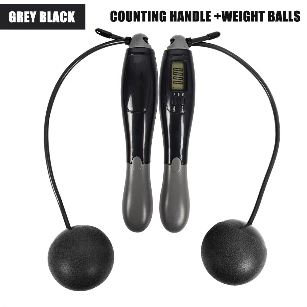 Jump Rope Wireless or Steel Wire Skipping Rope ABS Handle Exercise Jumping Rope Fitness Workout Training Home Sport Equipment