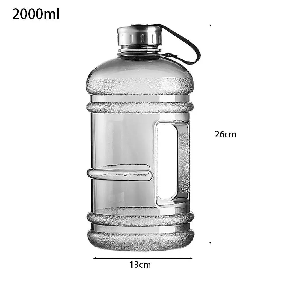1Pc Gallon Bottle Water Bottle Portable Sports Drink Bottle Training Sports Workout Outdoor Gym Large Capacity Shaker Bottle