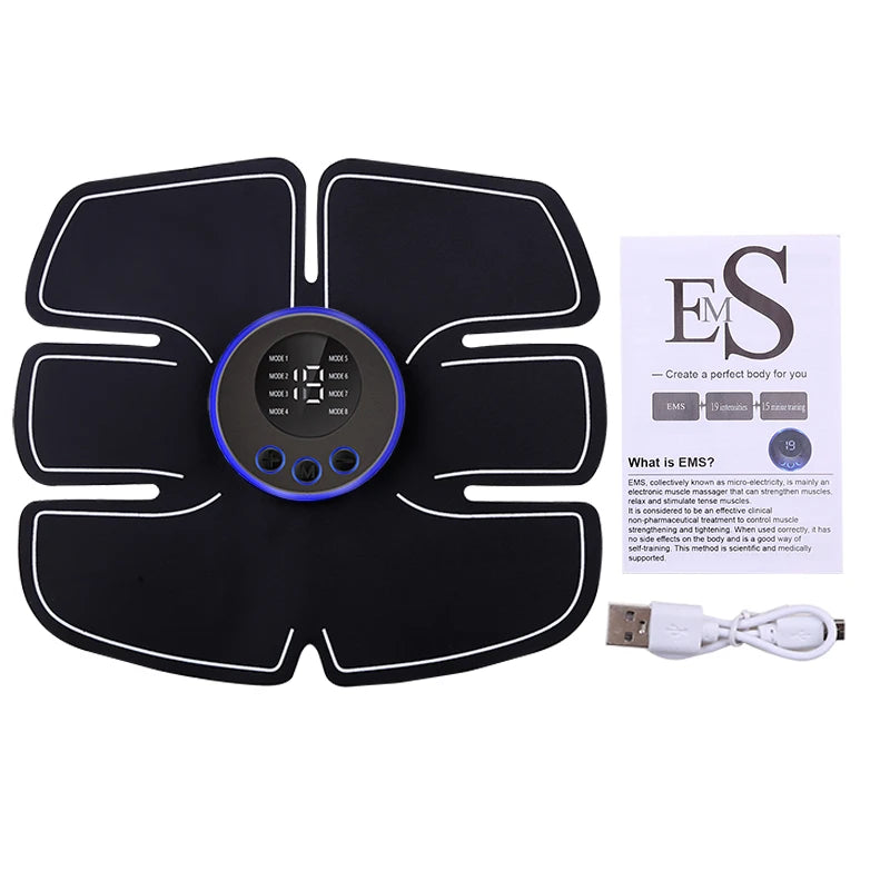 Fitness Abdominal Massage Stimulator Abdominal Muscle Trainer Vibration Body Slimming Machine Abdominal Muscle Patch
