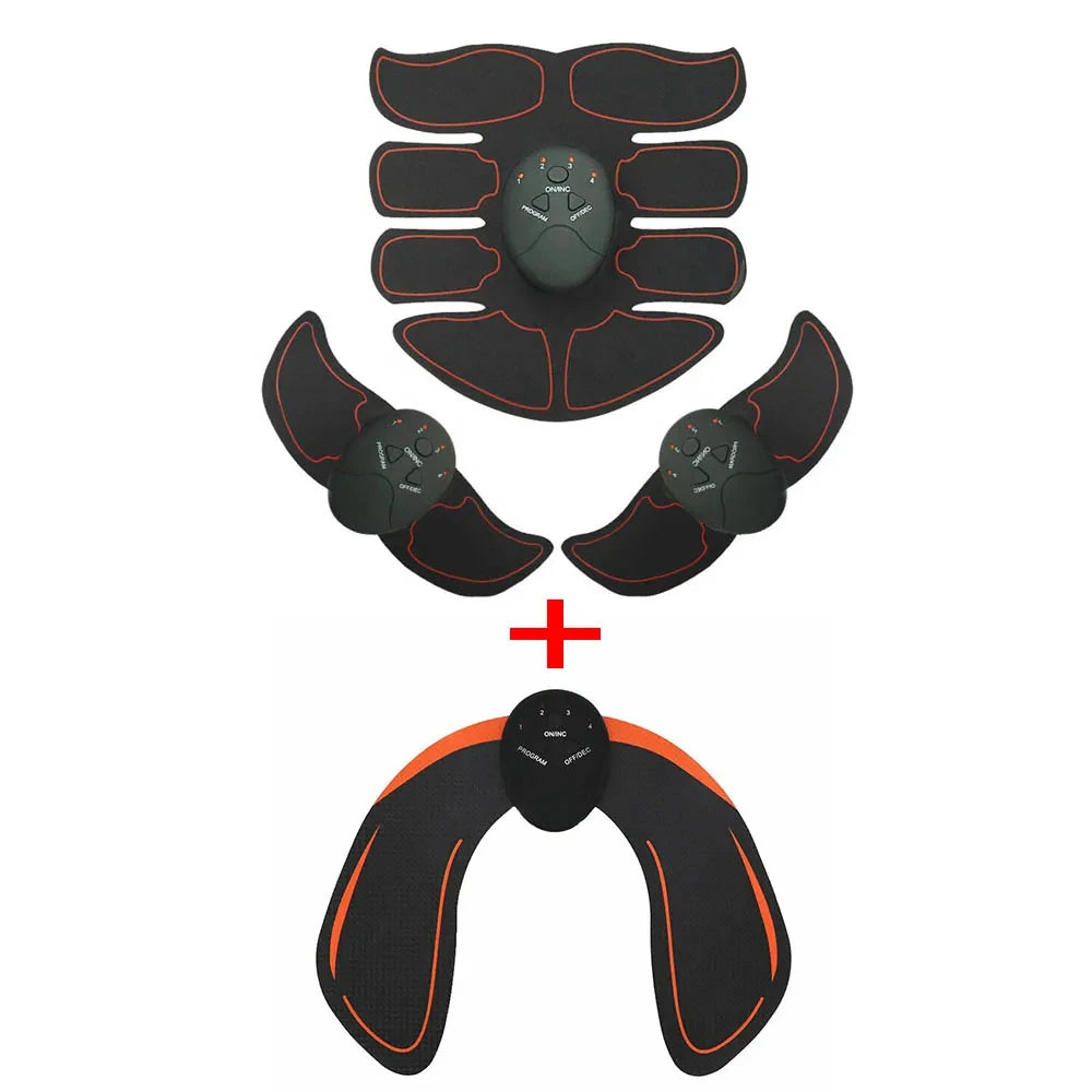 EMS Abdominal Muscle Stimulator Hip Trainer Electric Stimulator Home Gym Muscle Toner Slimming Massager