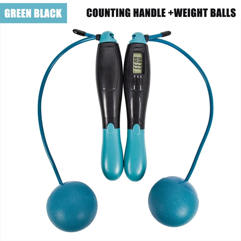 Jump Rope Wireless or Steel Wire Skipping Rope ABS Handle Exercise Jumping Rope Fitness Workout Training Home Sport Equipment