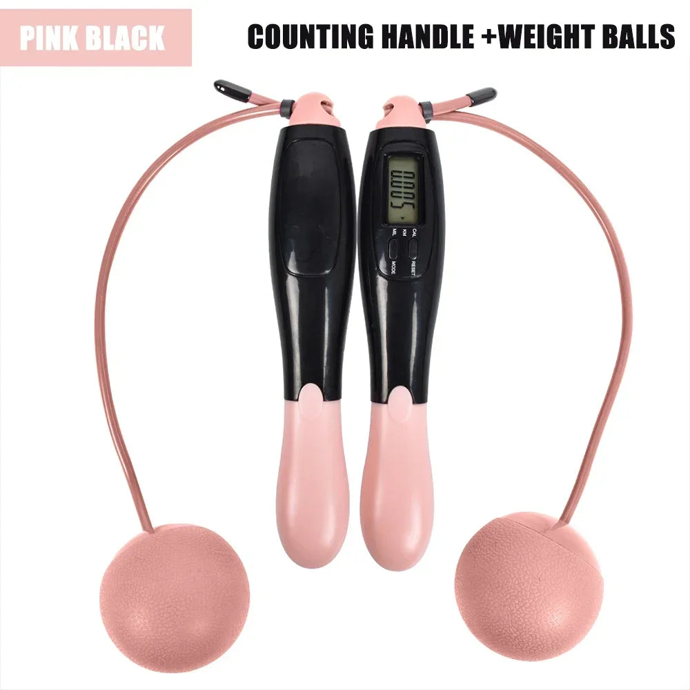 Jump Rope Wireless or Steel Wire Skipping Rope ABS Handle Exercise Jumping Rope Fitness Workout Training Home Sport Equipment