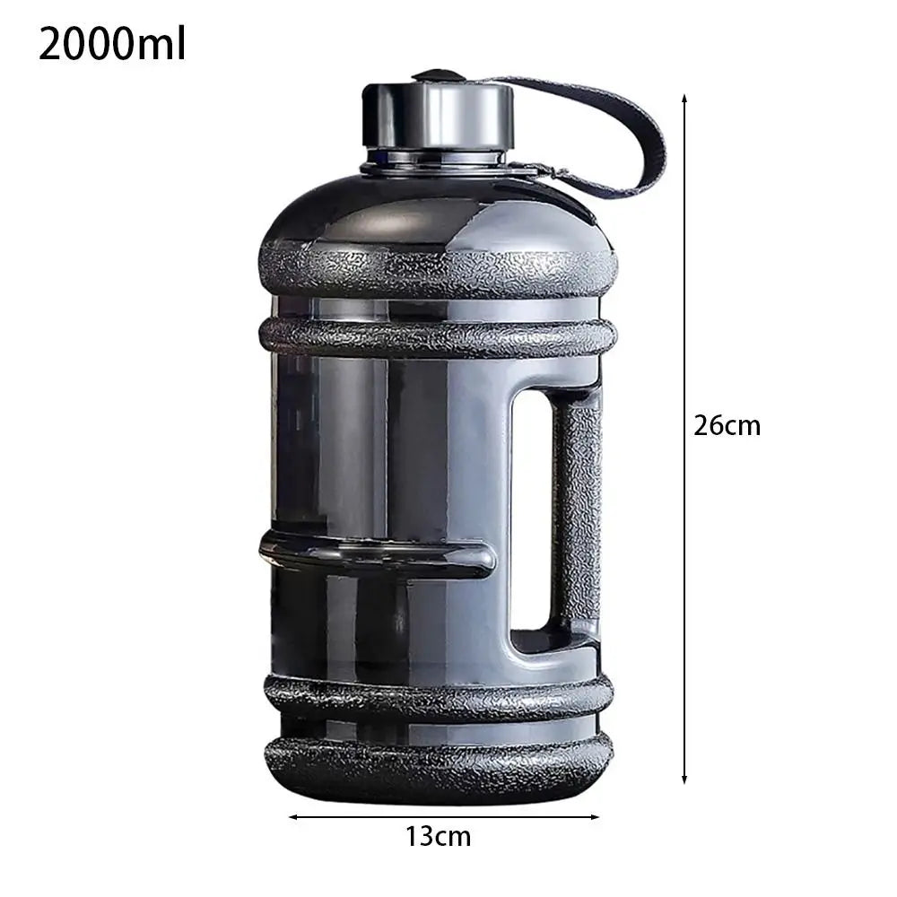1Pc Gallon Bottle Water Bottle Portable Sports Drink Bottle Training Sports Workout Outdoor Gym Large Capacity Shaker Bottle