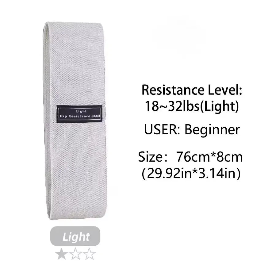 New Fabric Resistance Hip Booty Bands Glute Thigh Elastic Workout Squat Circle Stretch Fitness Strips Loops Yoga Gym Equipment